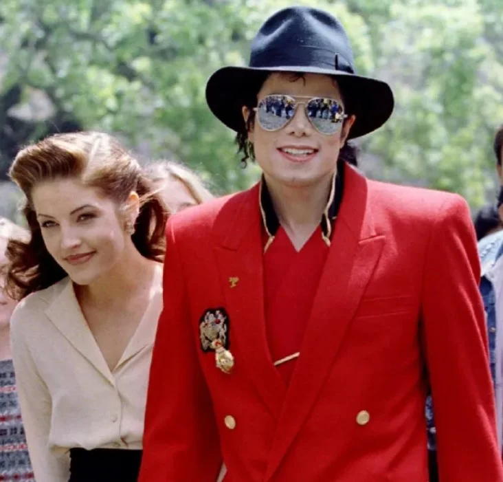 Lisa Marie Presley with her ex-husband