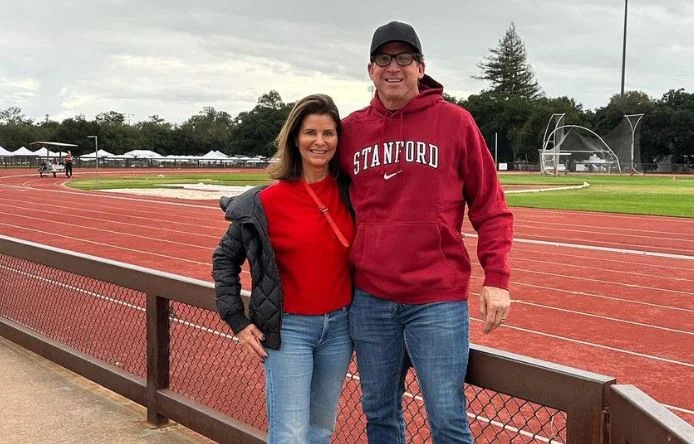 Lisa McCaffrey with her husband Ed McCaffrey
