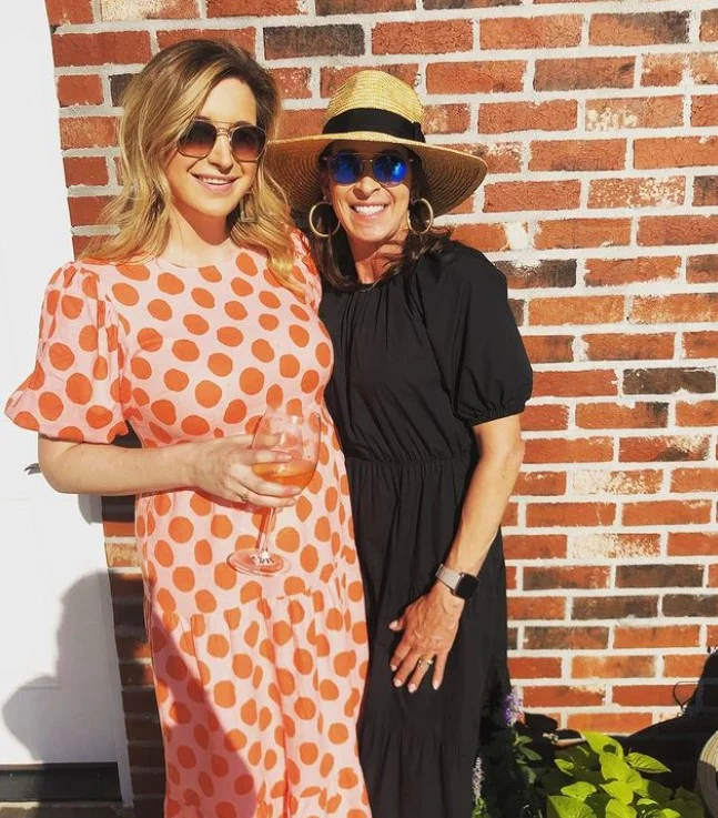 Maggie McKethan with her mother