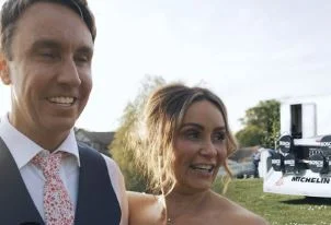 Mark Mccann with his wife
