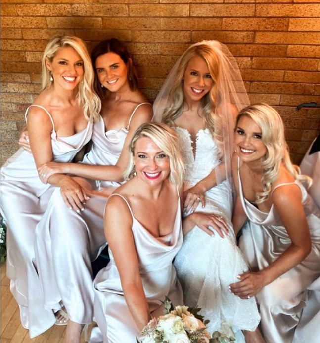 Michelle Smallmon with her friends