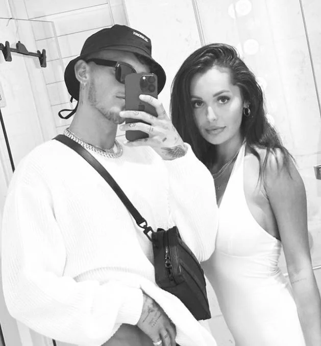 Milly Adams with her hubby
