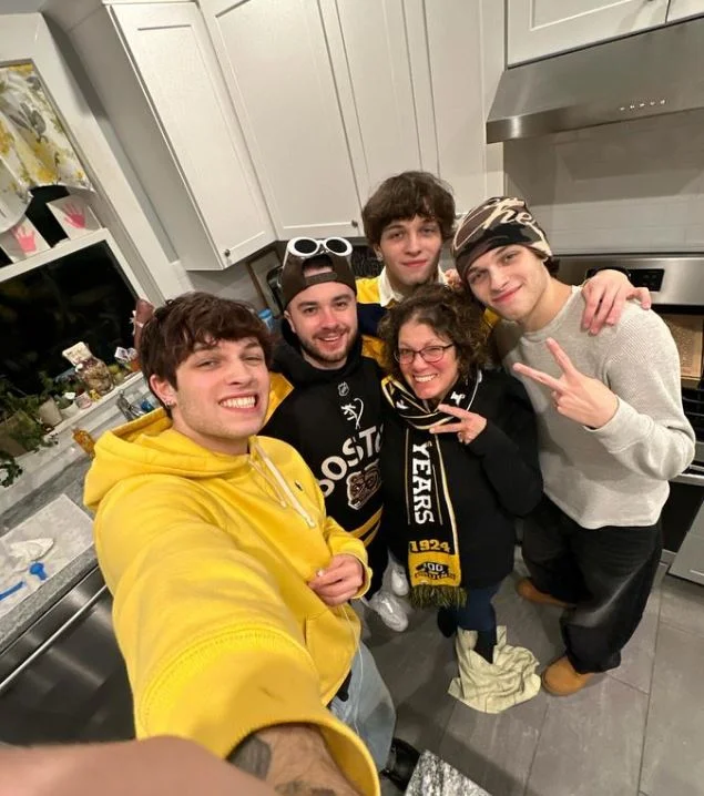 Nick Sturniolos with his family