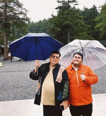PJ Endrinal with his father