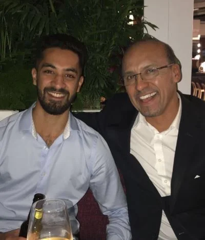 Pearl Kapur with his family member