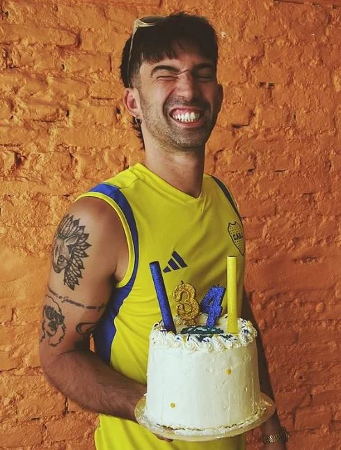 Pedro Rosemblat on his 34th birthday