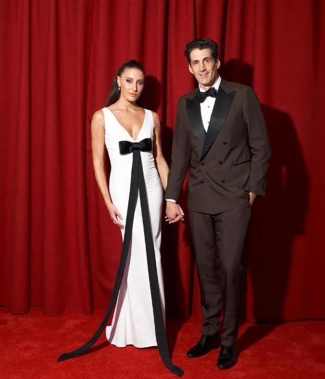 Rebecca Harding with her boyfriend Andy Lee