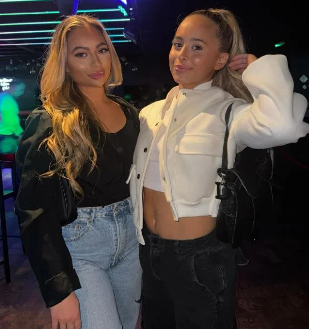 Ria Bose with her sister Jayde Bose
