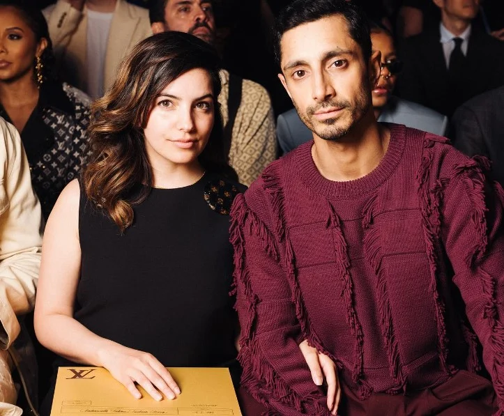 Riz Ahmed with his wife