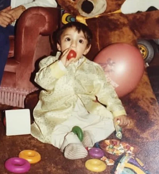 Riz Ahmed's childhood image