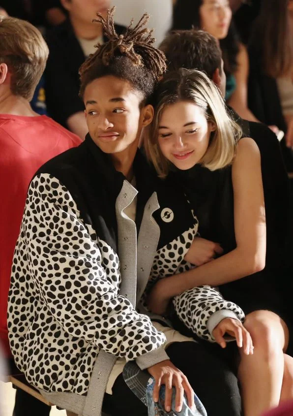 Sarah Snyder and Jaden Smith