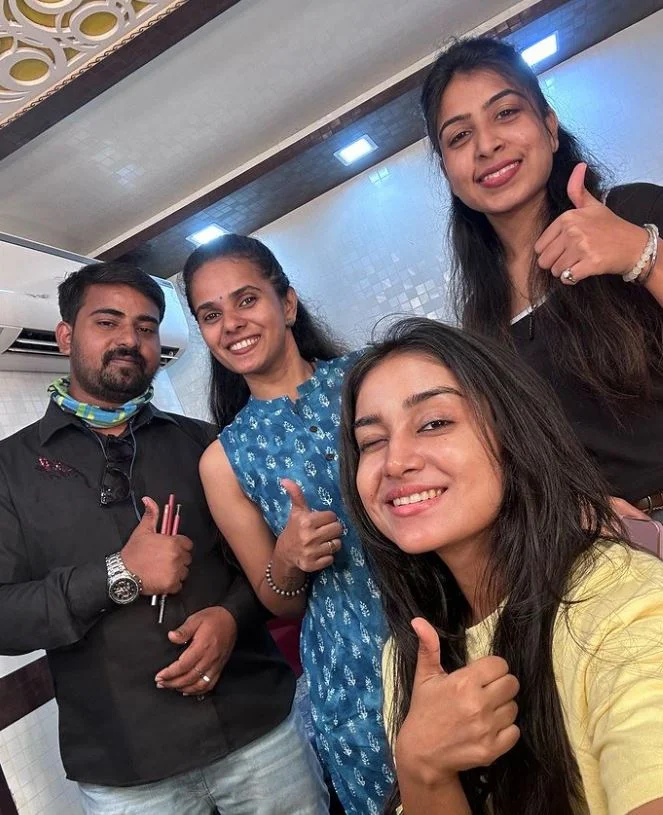 Shruti Anand with her friends
