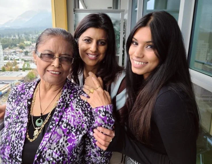 Shyla Maharaj with her family members