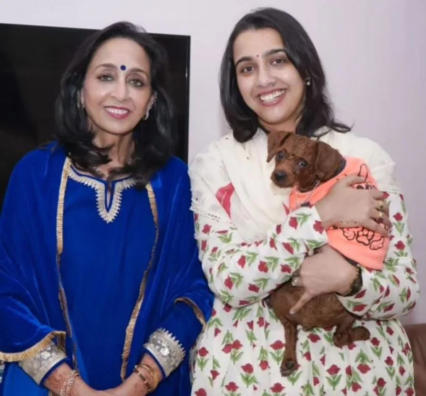Simmi Agnihotri with her daughter Aastha Agnihotri