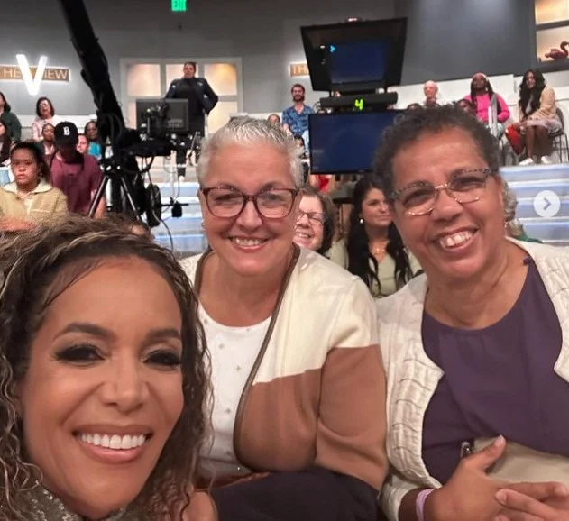 Sunny Hostin with her mom and aunt