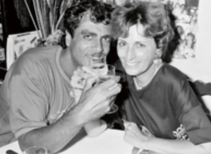 Suzy Leyris with her husband