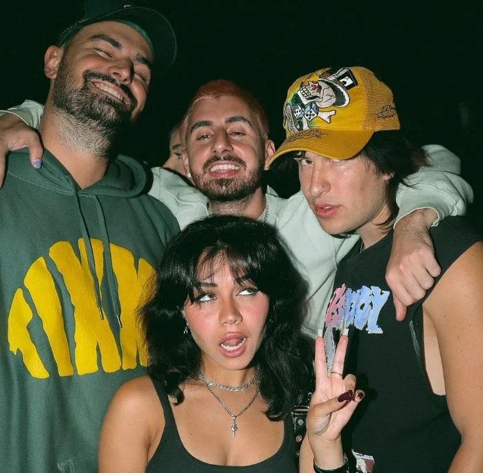 Tara with her friends