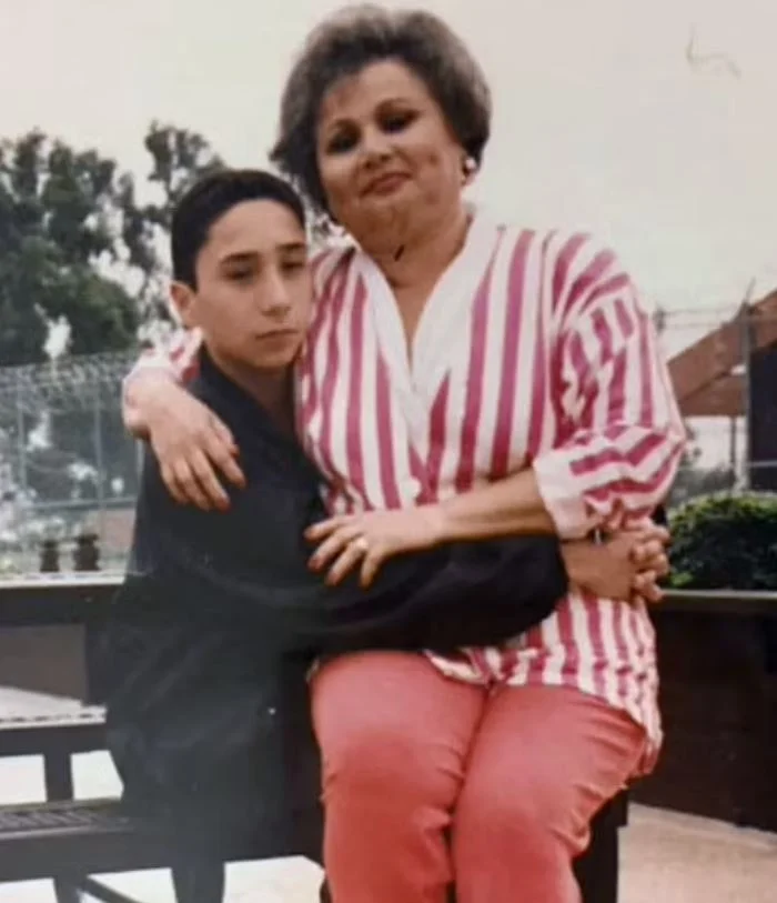 Uber Trujillo with his mother Griselda Blanco