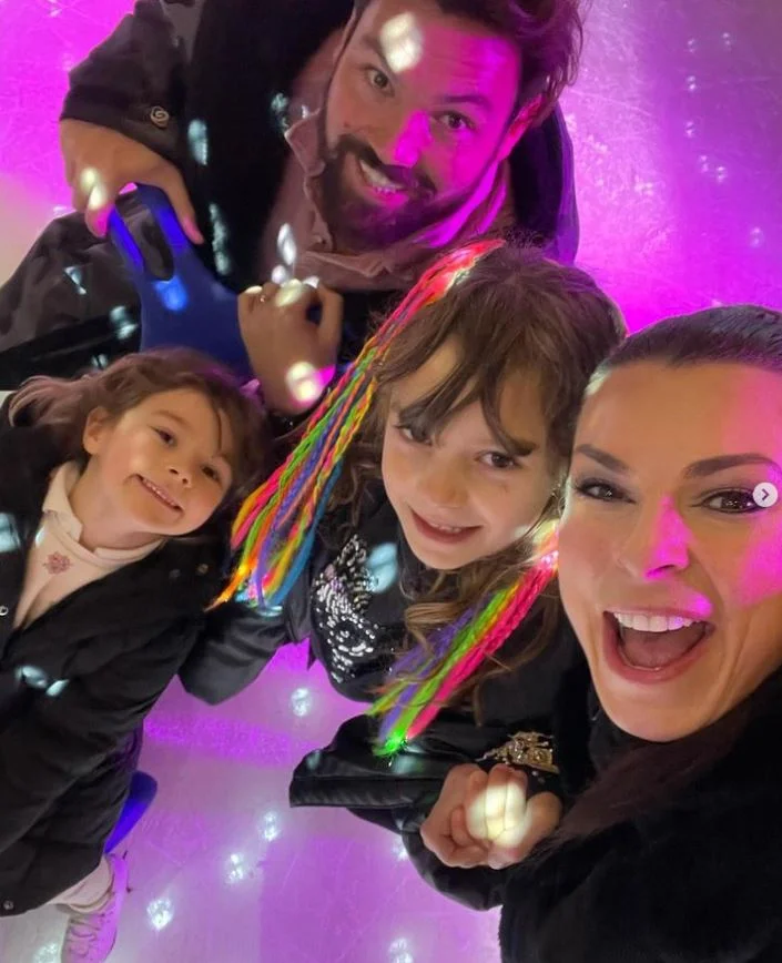 Vicky with her family