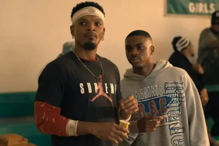 Vince Staples with his friend