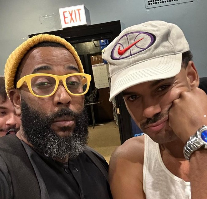 Zack Fox with his Father Felonious Munk