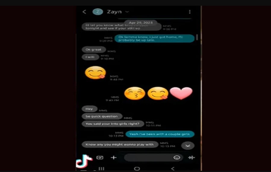 Zayn Malik leaked chats