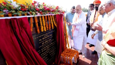 Amit Shah Unveils Statue of Kailashpati Mishra, the Freedom Fighter and Former Governor