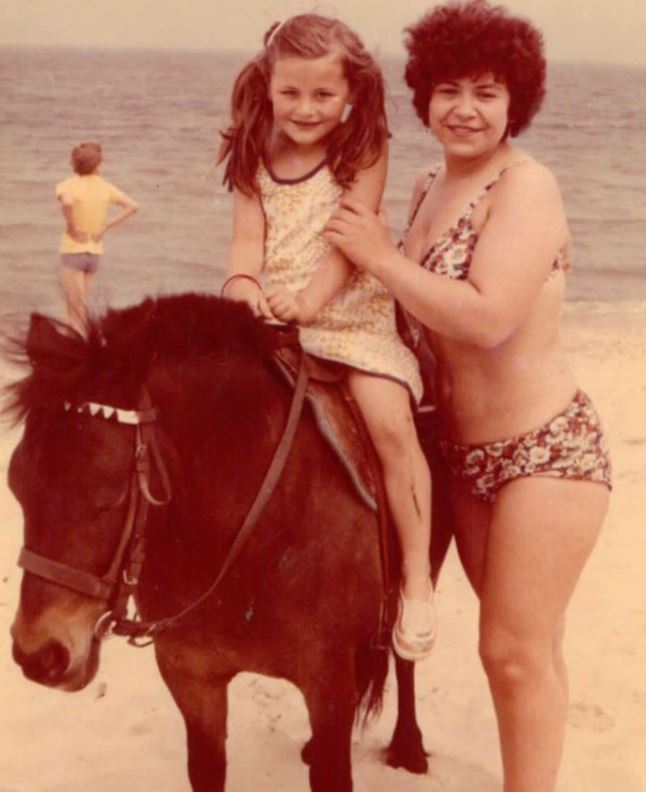 Childhood photo of Dagmara Kaźmierska