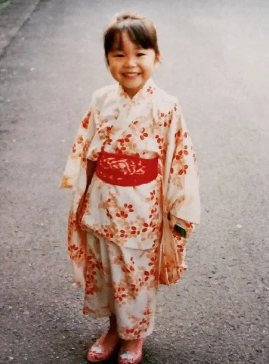 Childhood photo of Haruka Oshima