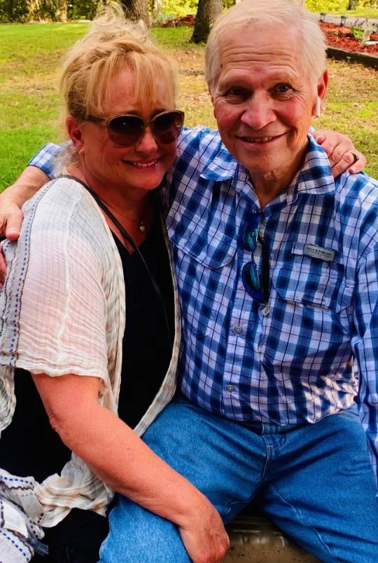 Chris Mortensen with his wife