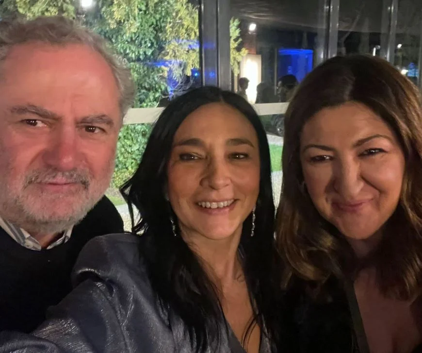 Cruz Morcillo and her friends