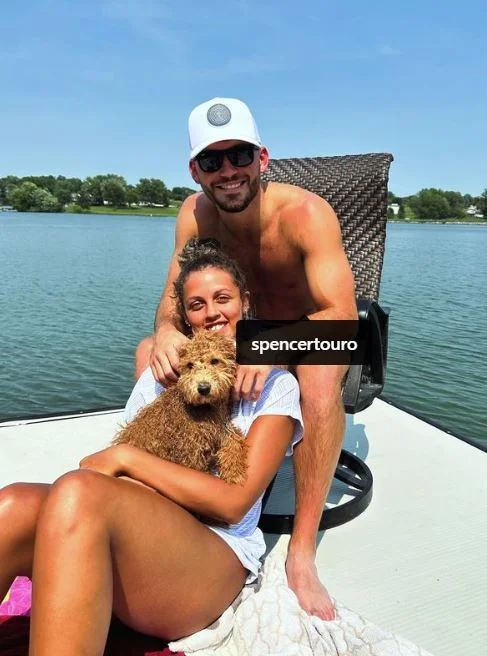 Gabbie Marshall with her boyfriend
