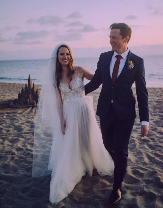 Griffin Cleverly with his wife