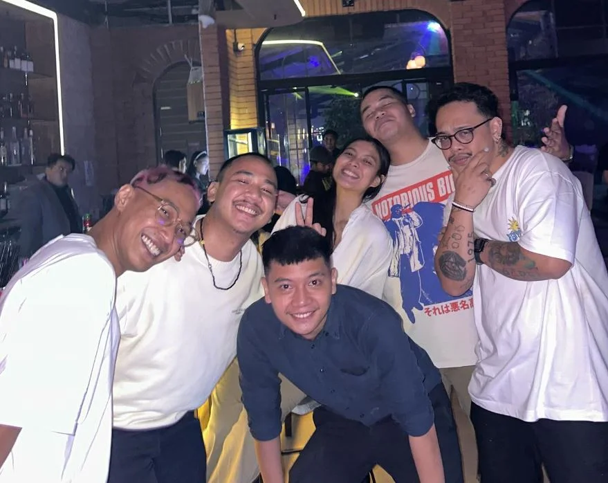 Marlo Ernesto with his friends