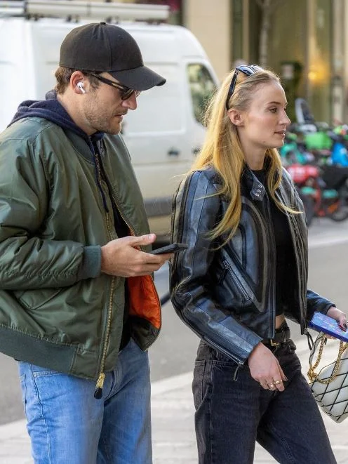 Sophie Turner with her boyfriend