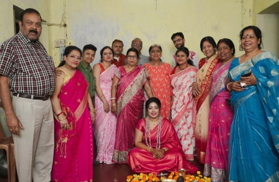 Sreemoyee Chattoraj with her family