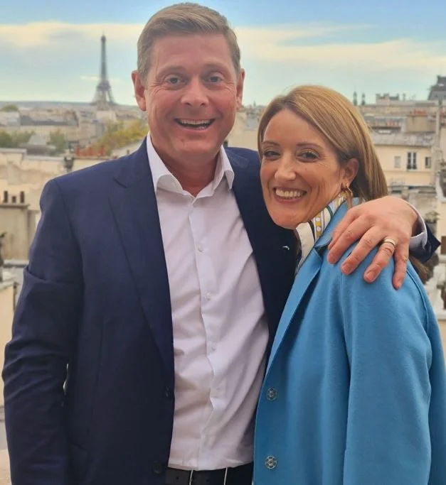 Ukko Metsola with his wife